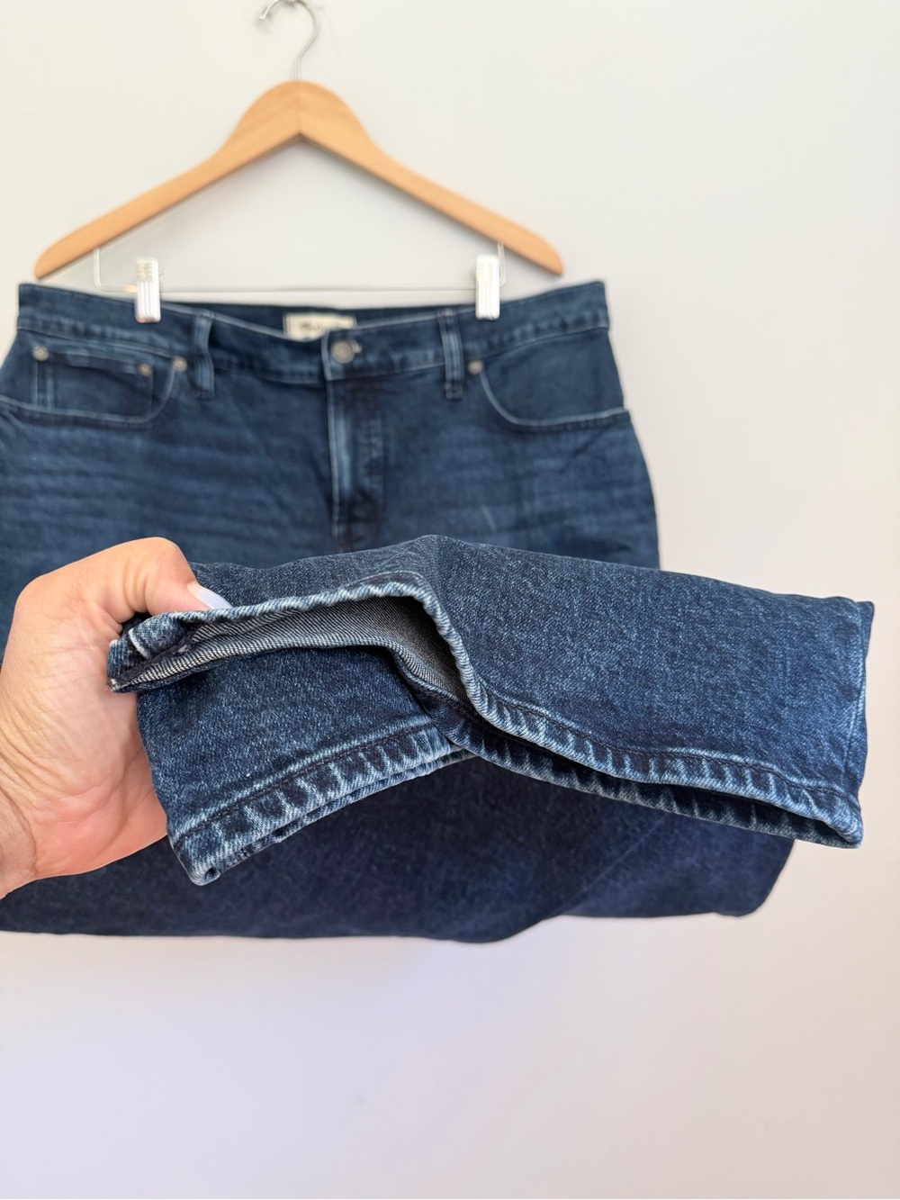 Madewell Perfect Vintage Wide-Leg Jean | Size 33 Petite - Picture 6 of 14